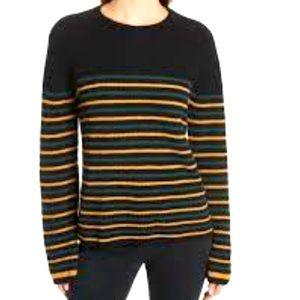 ALC STRIPED WOOL SWEATER BELL SLEEVES